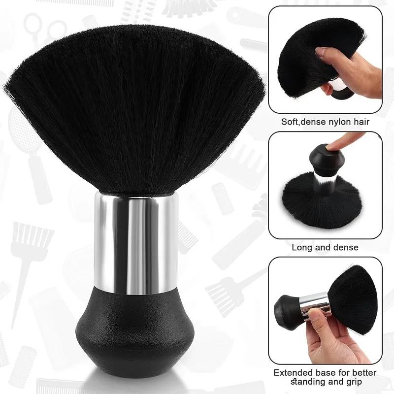 3pcs Professional Haircut Set Barber Cape Neck Duster Brush Polyester Apron with Spray Bottle Haircut Styling Accessories