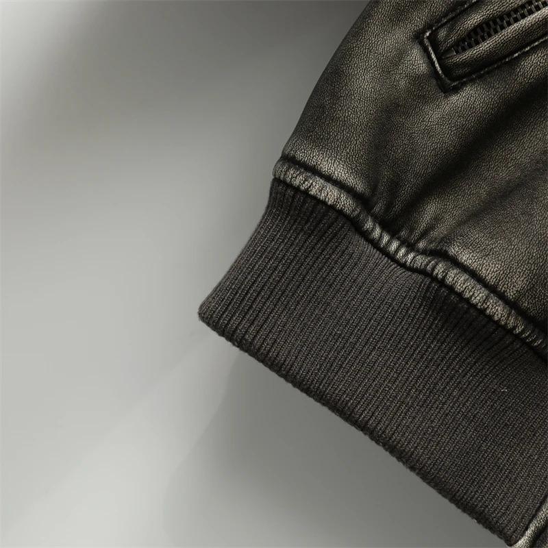 Women's Coat Vintage Imitation Leather Autumn Slim Coat Style Commuter Fashion Coat