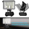 3/4/5/8Inch Waterproof Direct Flood Lights For Makita 18V Cordless Work Light USB Garage Workshop Camping Emergency Lights