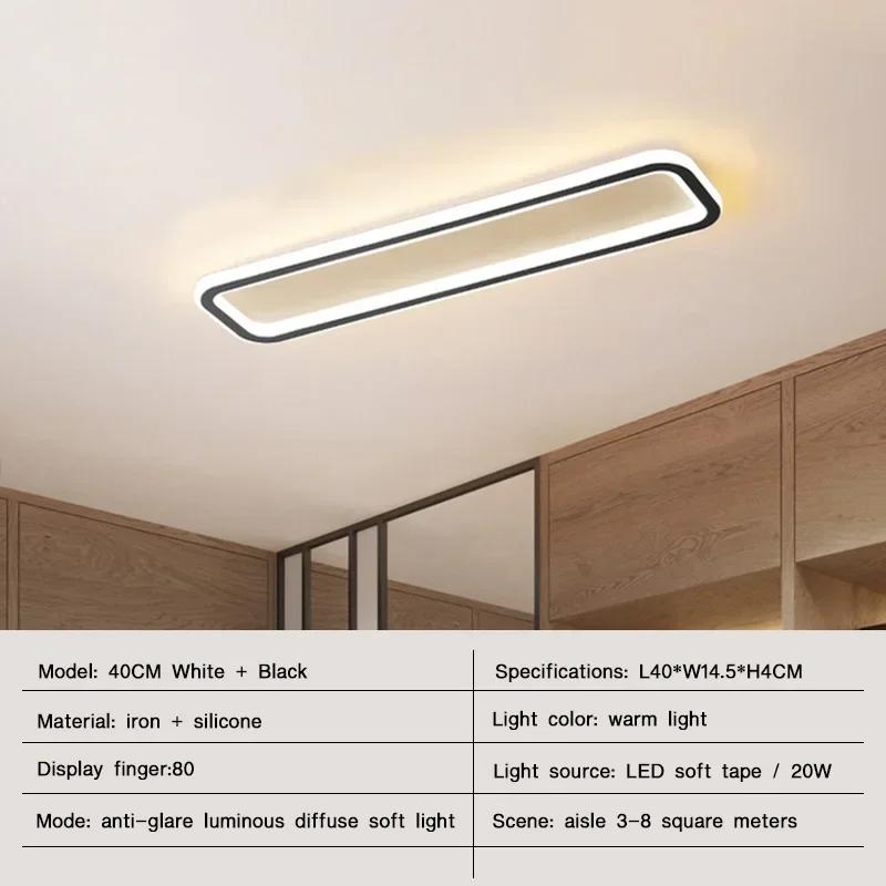 Modern LED Ceiling Lights for Living Room Bedroom  Balcony Aisle Hallway Lamps Strip Chandelier Indoor Lighting Fixtures Luster
