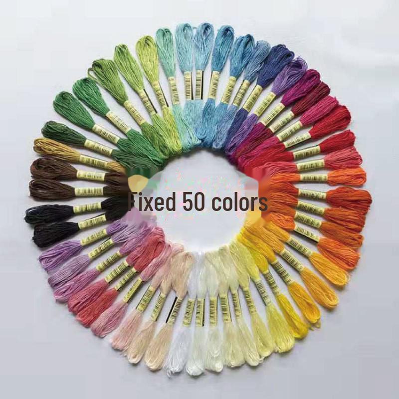 

8 м 6-ниточная полиэстеровая вышивальная нить, цвет 12-447 для вышивки крестом и рукоделия