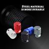 Aluminum ABT Logo Car Wheel Tire Valve Stem Caps Tyre Valve Covers For Skoda Seat Cupra TTRS RS5 RS4 A4 A5 Q3 Q5 Golf Polo 4pcs