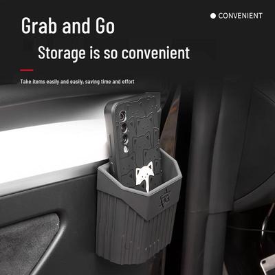 Silicone Storage Box Phone Pocket for Tesla Model Y/3