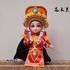 7 Inch Q-Version Peking Opera Silk Doll, Chinese Traditional Festival Home Decor