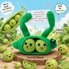 Bambola all'uncinetto Energia Positiva Tasca Abbraccio Fatto a Mano Maglia Peluche Patata Pianta Avocado Ape Tartaruga Anatra Divertente Regalo di Supporto Emotivo