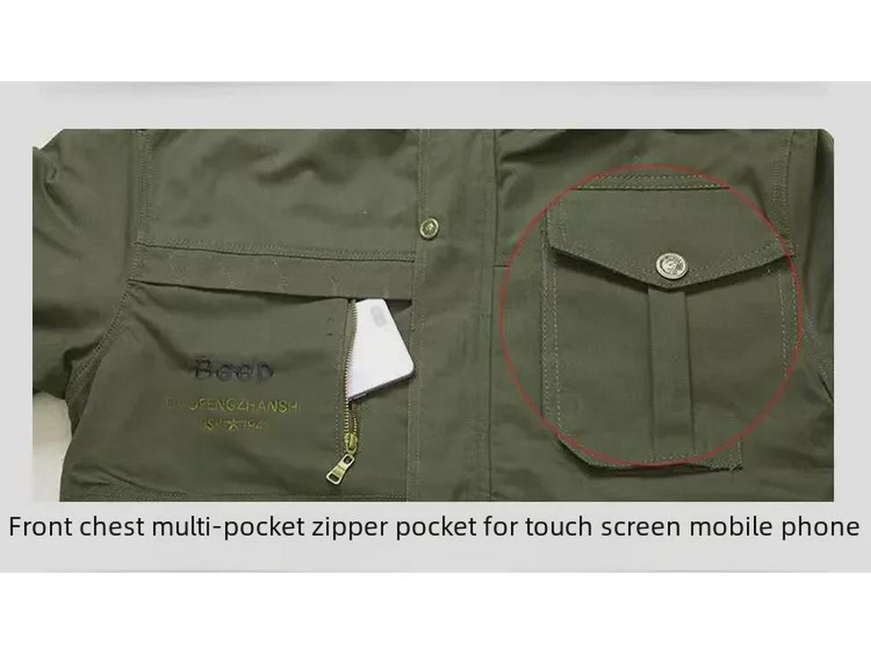 Camouflage Winter Cotton Jacket: Thickened, Velvet-Lined, Wear-Resistant for Cold Storage and Work