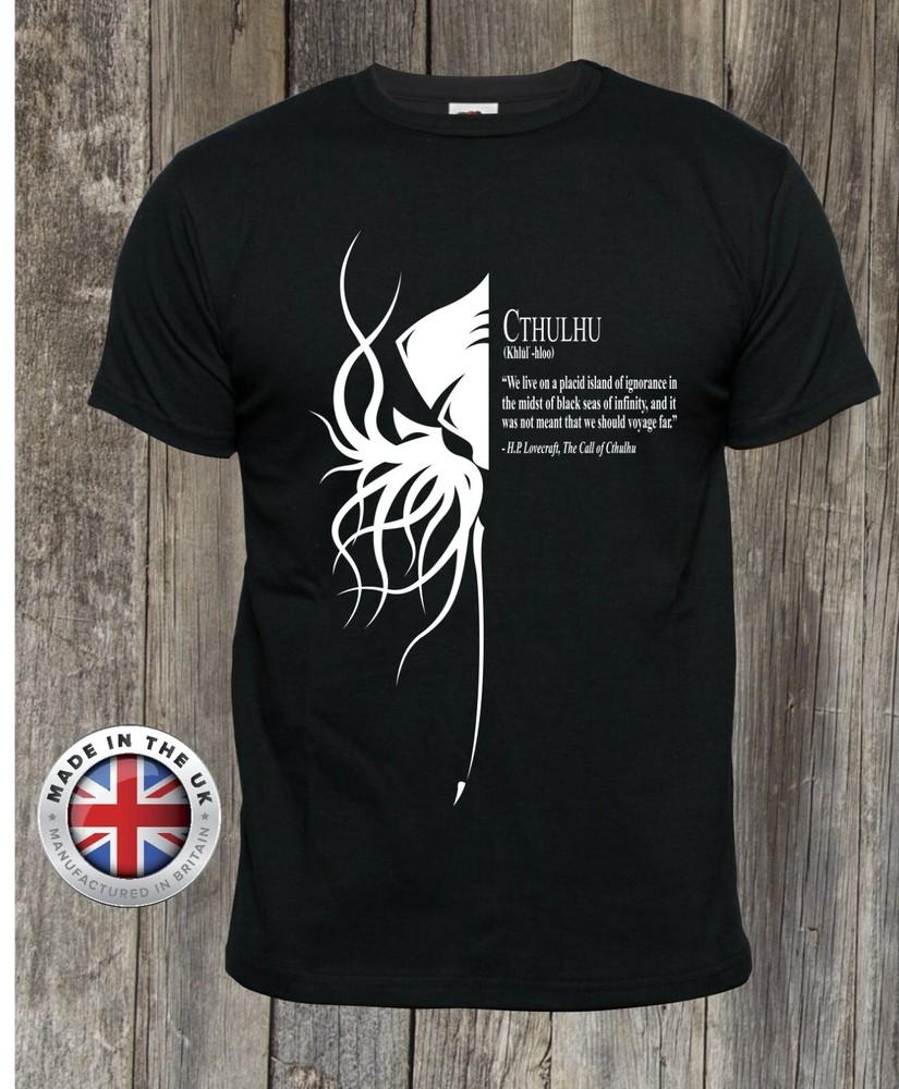 Call of Cthulhu t shirt, Cthulhu black t shirt, unisex, ladies fitted, childrens 4XL