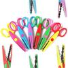 Student DIY Color Album Decorative Lace Scissors Comfortable Hand Scissors Paper Cuttings Scissors Art Safety Scissors