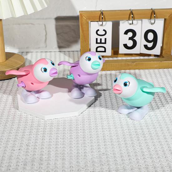 Yousheng Wind-up Jumping Animal Toy Cow Squirrel Dinosaur Rabbit Penguin Chick Monkey Bird Walking Toy Toddlers Educational Interactive Clockwork