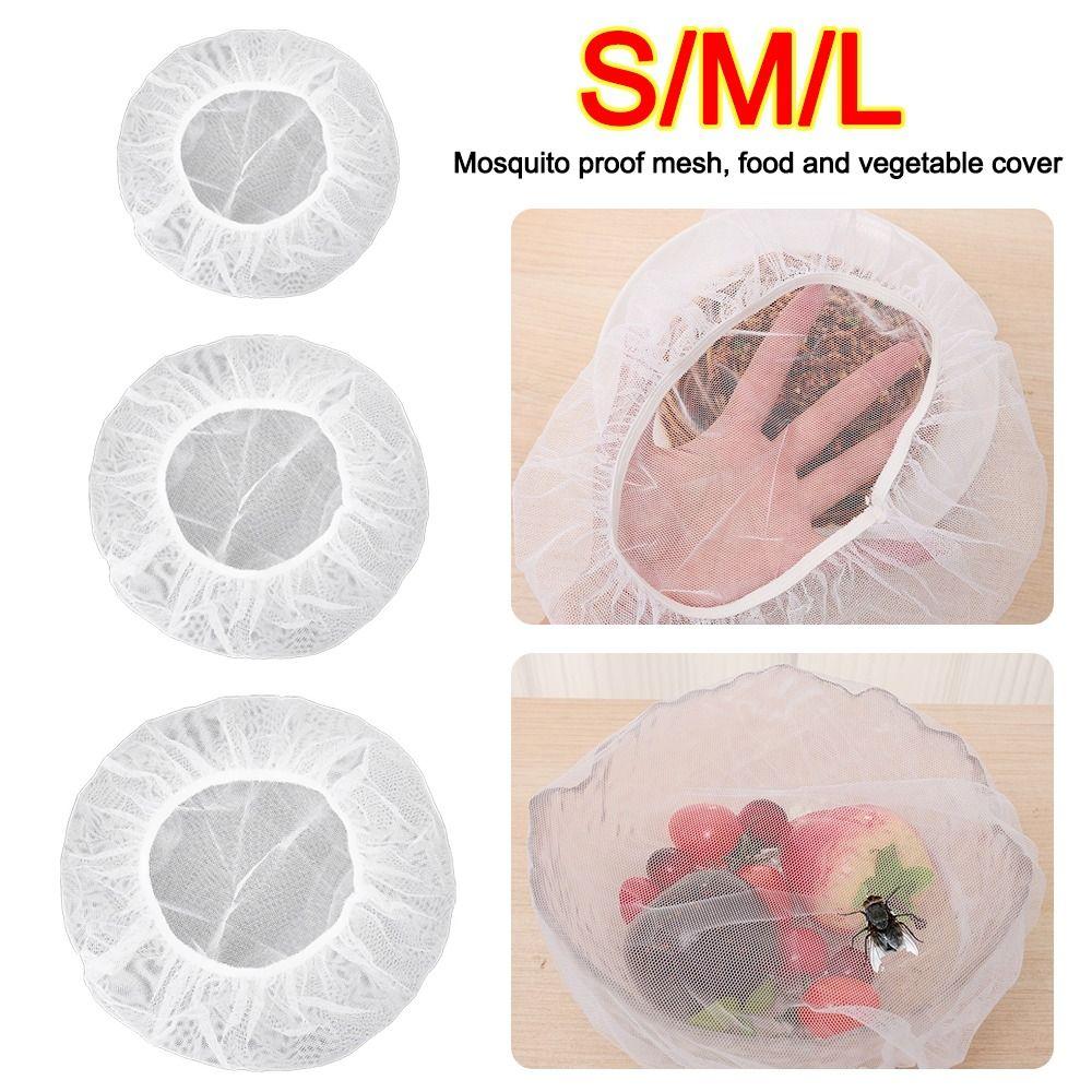 Anti-fly Insect Food Cover Foldable Mesh Cover Durable Fan Cover  for Food Barrels Sauce Jars