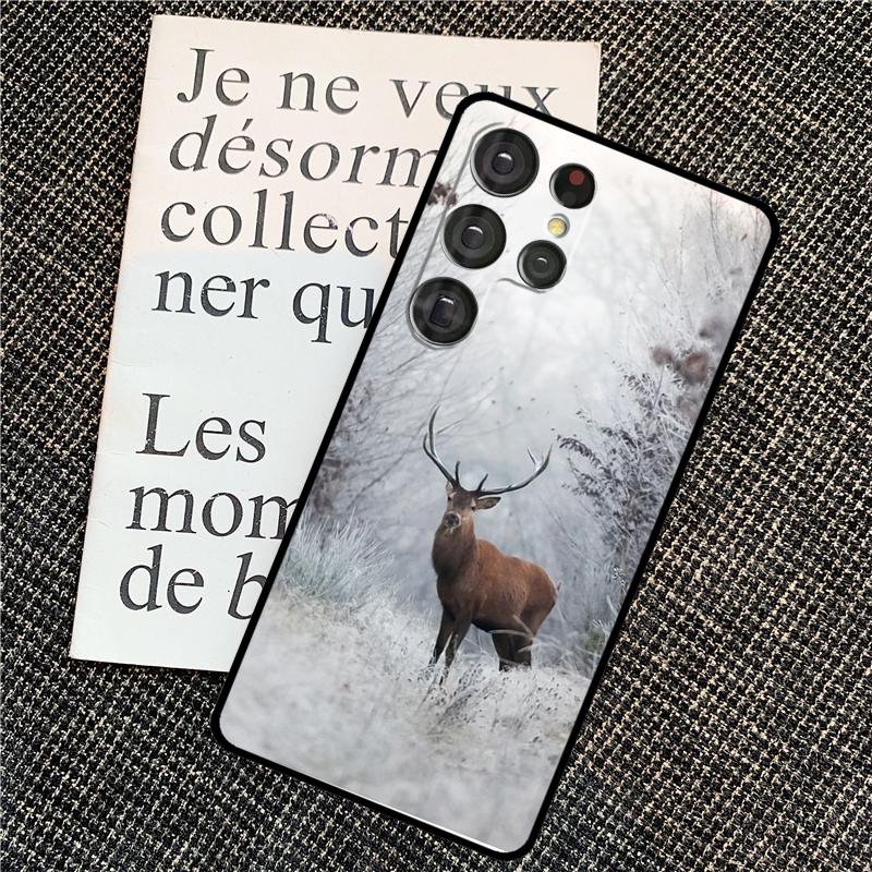 Animal Deer Case For Samsung Galaxy S24 S25 Ultra S20 S21 S22 S23 Ultra S9 S10 Plus S25 FE Back Cover