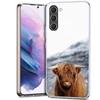 Cute Highland Cow Phone Case for Samsung A16 A26 A36 A56 A17 A37 A57 A07 A06 A02S A12 A22 A32 A52S A72 Galaxy A70 A50S A71 A51 A