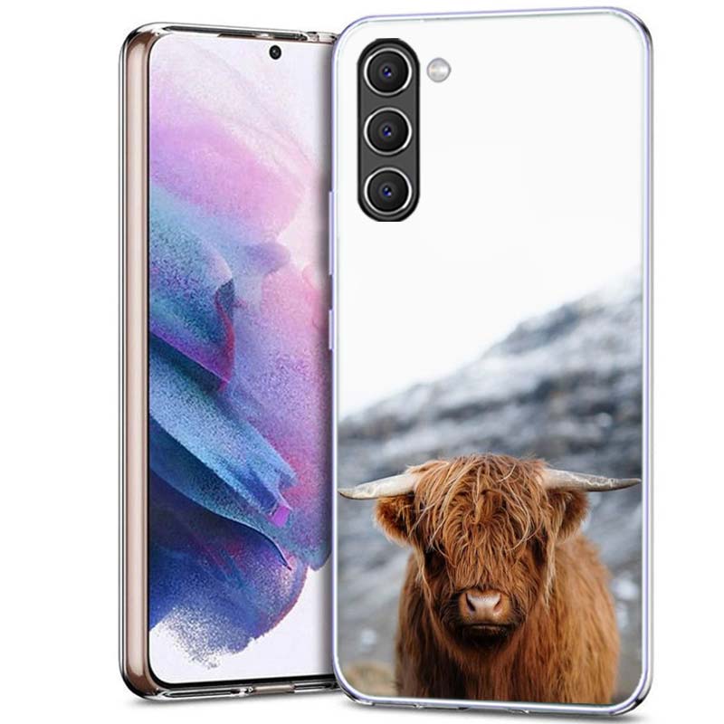 Cute Highland Cow Phone Case for Samsung A16 A26 A36 A56 A17 A37 A57 A07 A06 A02S A12 A22 A32 A52S A72 Galaxy A70 A50S A71 A51 A