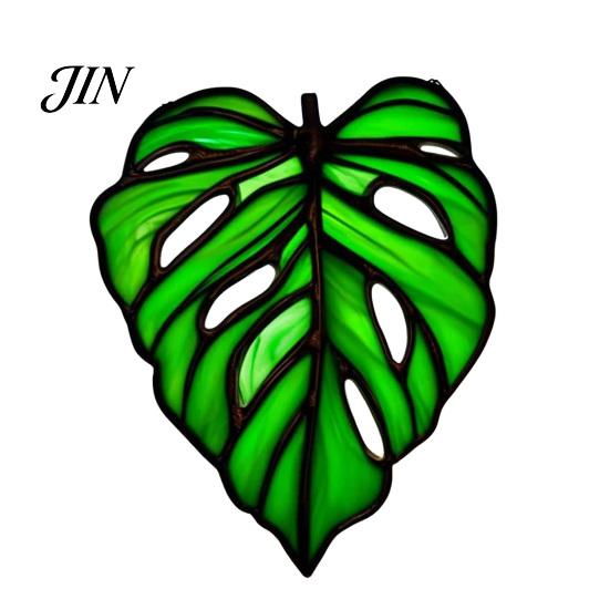 Lightweight Outdoor Decor Acrylic Leaf Hanging Pendant, Waterproof Sunproof Window Hanging, Decorative Four-leaf Clover Pendant Ornament with Colorful