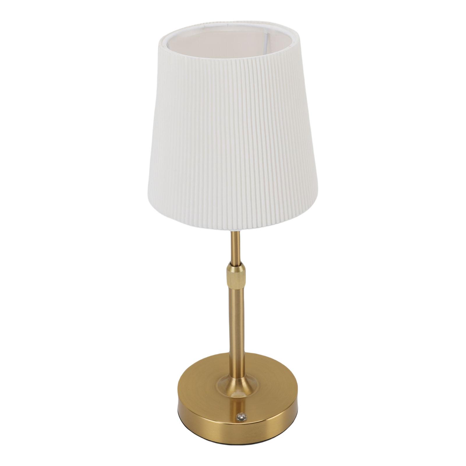 

Cordless LED Table Lamp Touch Control Stepless Dimmable E12 Rechargeable Bedside Table Lamp for Nightstand Living Room Bar