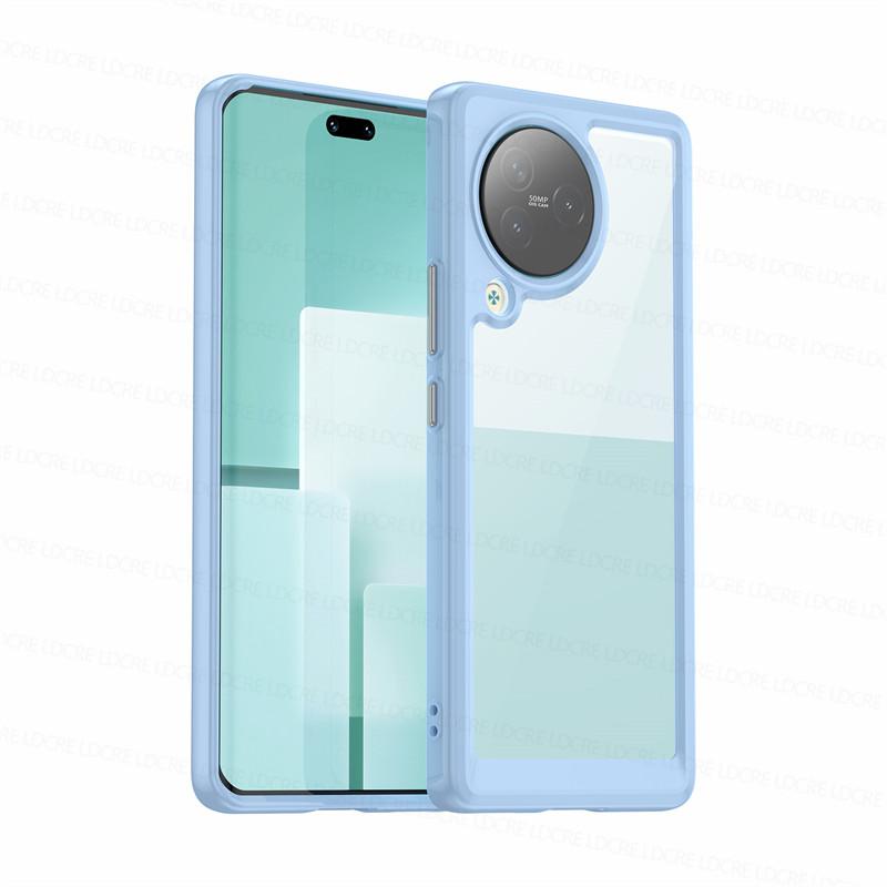 Чехол для Xiaomi Civi 3 Чехол для Xiaomi Civi 3 Чехлы противоударный силиконовый + жесткий защитный чехол для задней панели телефона из ПК для Xiaomi Civi 3 For Xiaomi Civi 3