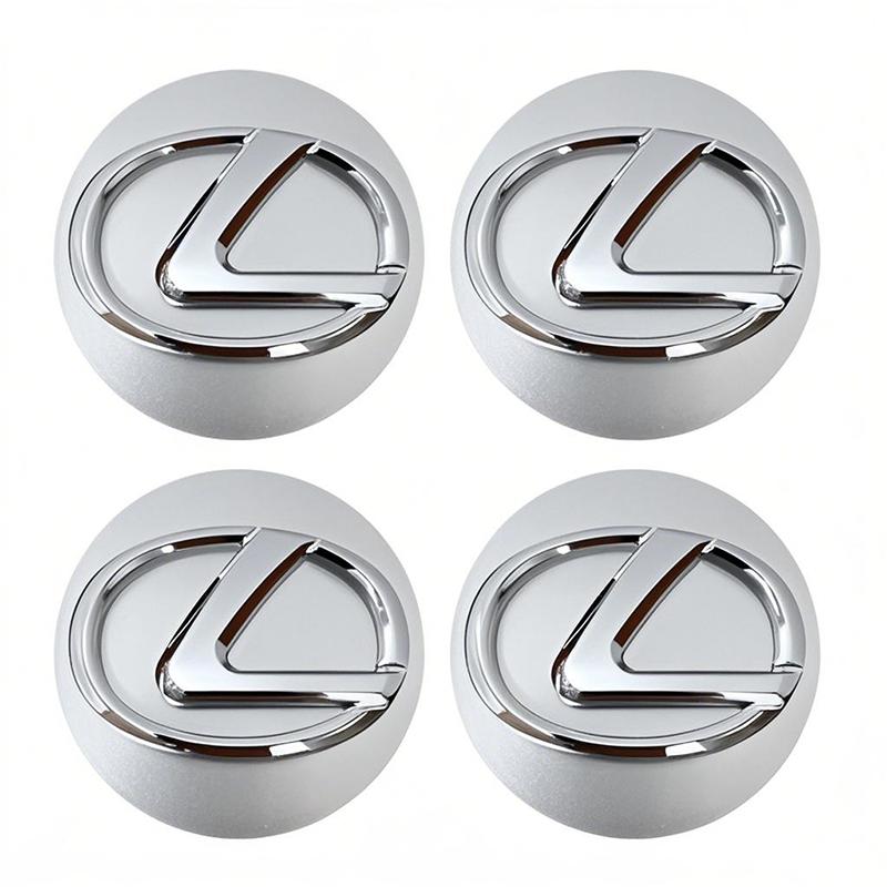 4 Stück 62MM Autoemblem Radnabenkappe Naben Zubehör für Lexus F SPORT ES RX NX LS UX LM LX GX LC RZ IS CT GS RC HS SC TX LB