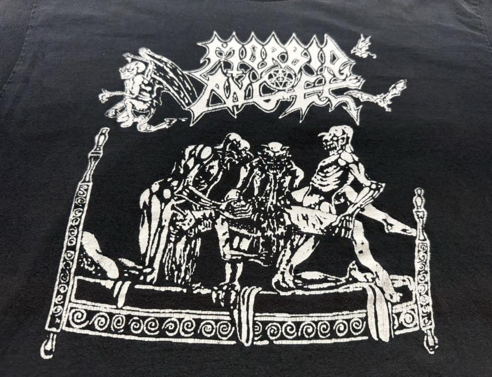 Редкая футболка Morbid Angel Death Metal с коротким рукавом, унисекс, AN029 - Бесплатная доставка, унисекс футболка M