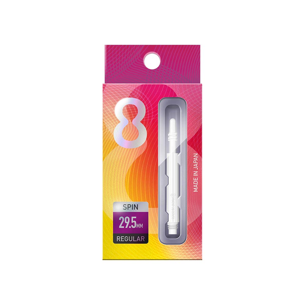 8 flight regular shaft white 29.5mm