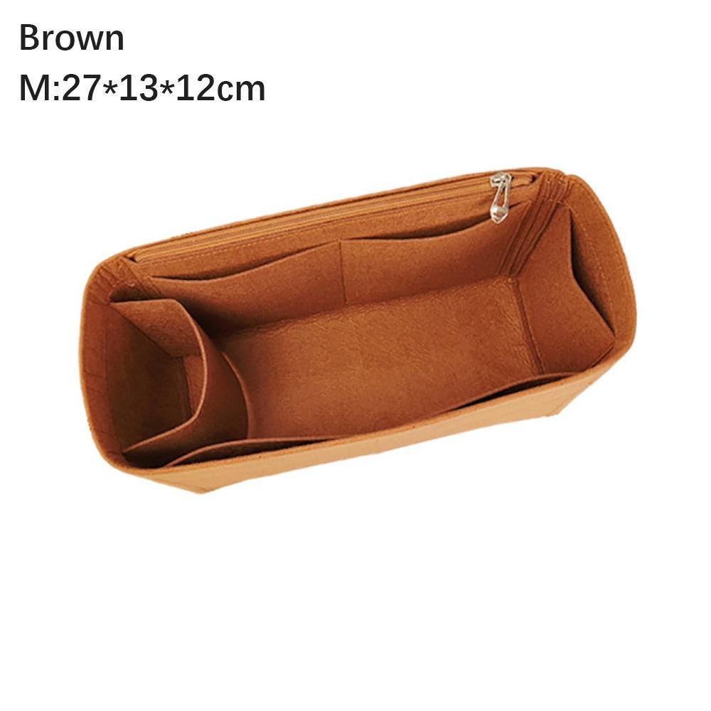 Simple Felt Handbag Insert Bag Multi-Pocket Bag Support Purse Liner Travel Portable Internal Bag for Birkin25/30/35
