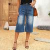 Women's Skinny Trend Ripped Casual Fashion Small Foot Jeans