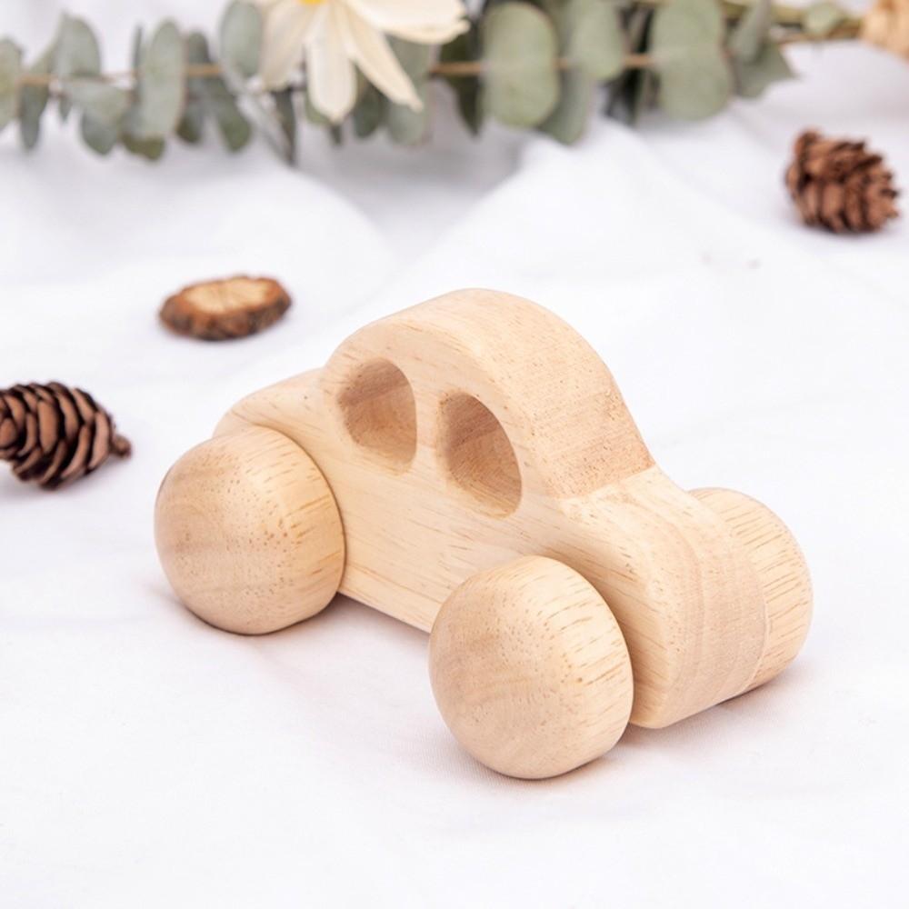 Wooden Material Baby Wooden Toys Handmade Stacking Blocks Van Montessori Toys Children