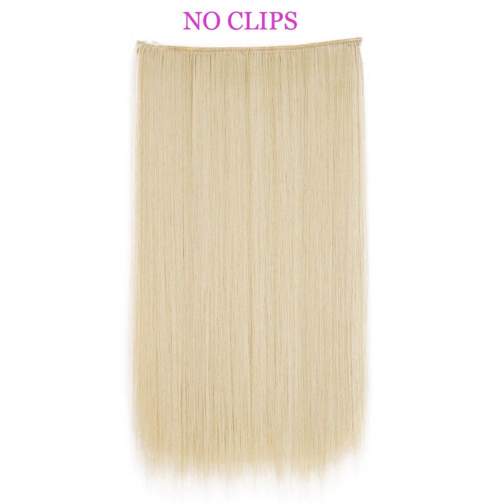 

MISS WIG Синтетические волосы для наращивания без зажимов Искусственные волосы Блондинка Коричневый Черный Ombre Фиолетовый Прямые накладные волосы 55 cm