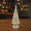 Christmas Tree Ornament Resin Desktop Decor for Living Room Office with Sturdy Base Holiday Decoration 20cm