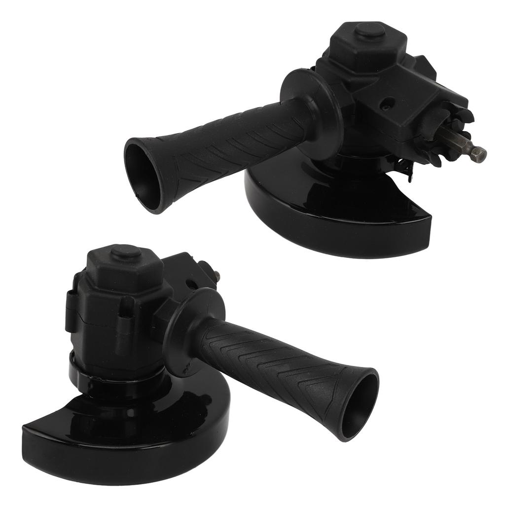 Drill to Angle Grinder Adapter ABS Steel Angle Grinder Converter Electric Drill Head Power Tool with Handle for Cutting