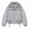 Sparkling short cotton-padded clothes women's winter new small waist loose cotton-padded jacket jacket