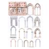 30 pcs/pack Stickers Laser hollowing out 3D Sticker DIY Decorative Scrapbook Material Collage Sticker Journal Stationery Supplie