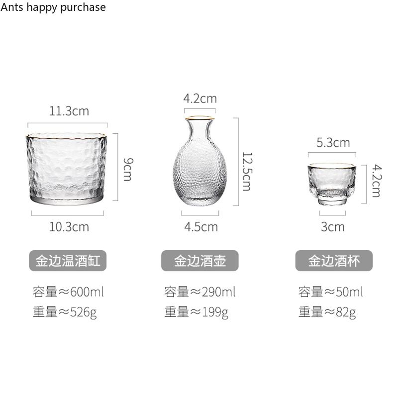 Szklany Zestaw do Sake Zestaw Kieliszków do Wina Podgrzewacz do Wina Fleszka Kieliszek do Shotów Zestawy Kieliszków do Białego Wina Dozownik do Wina Dzbanek do Sake Piersiówki Naczynia do Napojów