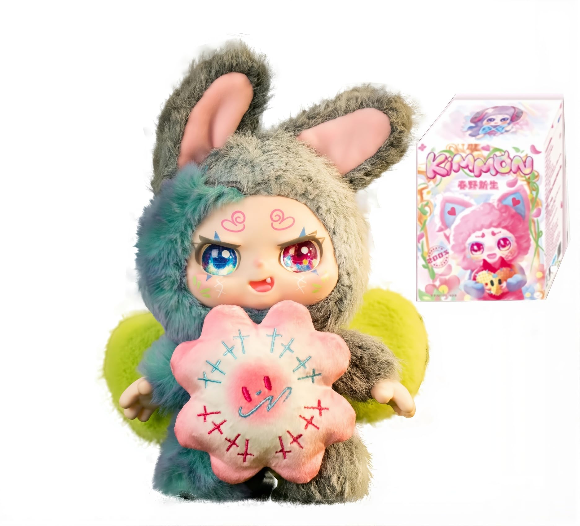 

KIMMON Haruno Shinsei Series Плюшевый брелок-сюрприз Официально лицензированный Вдохновленный аниме, Пушистый, Успокаивающий талисман Ароматизированный, Идеально подходит для подарков и