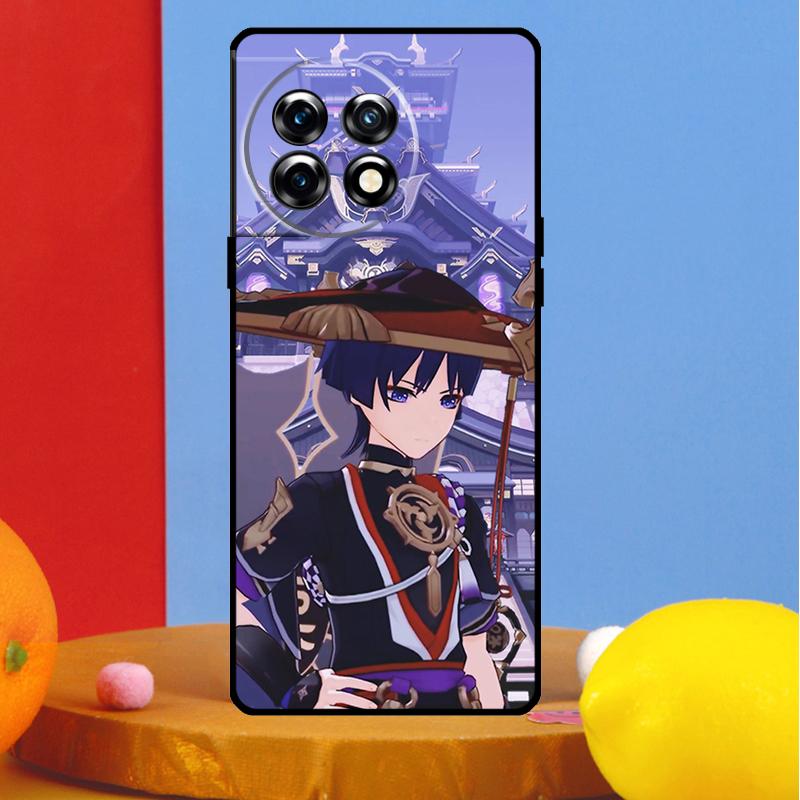 Scaramouche Genshin Impact Cover For OnePlus 12 11 13 13R 12R 10 Pro 8T 10T OnePlus Nord 4 CE 2 3 Lite N10 N20 N30 Case