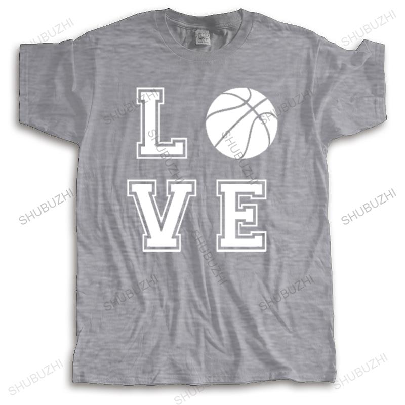 Love Basketballer Gift Idea for Basketballer Fans Cool TShirt Novelty Unisex Unisex Loose T Shirt Print Cotton Short Sleeve