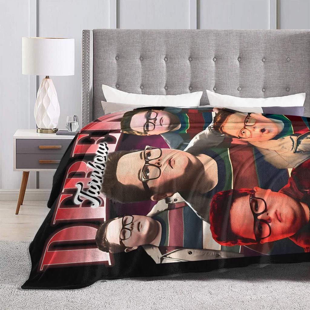 Delightful Derek Blanket Fleece Warm Throw Blankets for Outdoor Travel Bed Rug