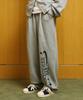 GAKKAI UNIONS Miss Chubby'S Wide Sweatpants Gray