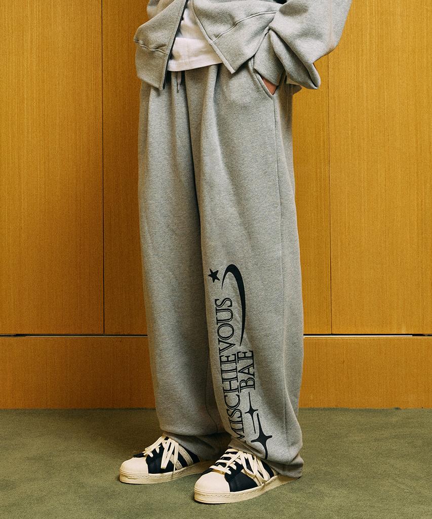 GAKKAI UNIONS Miss Chubby'S Wide Sweatpants Gray