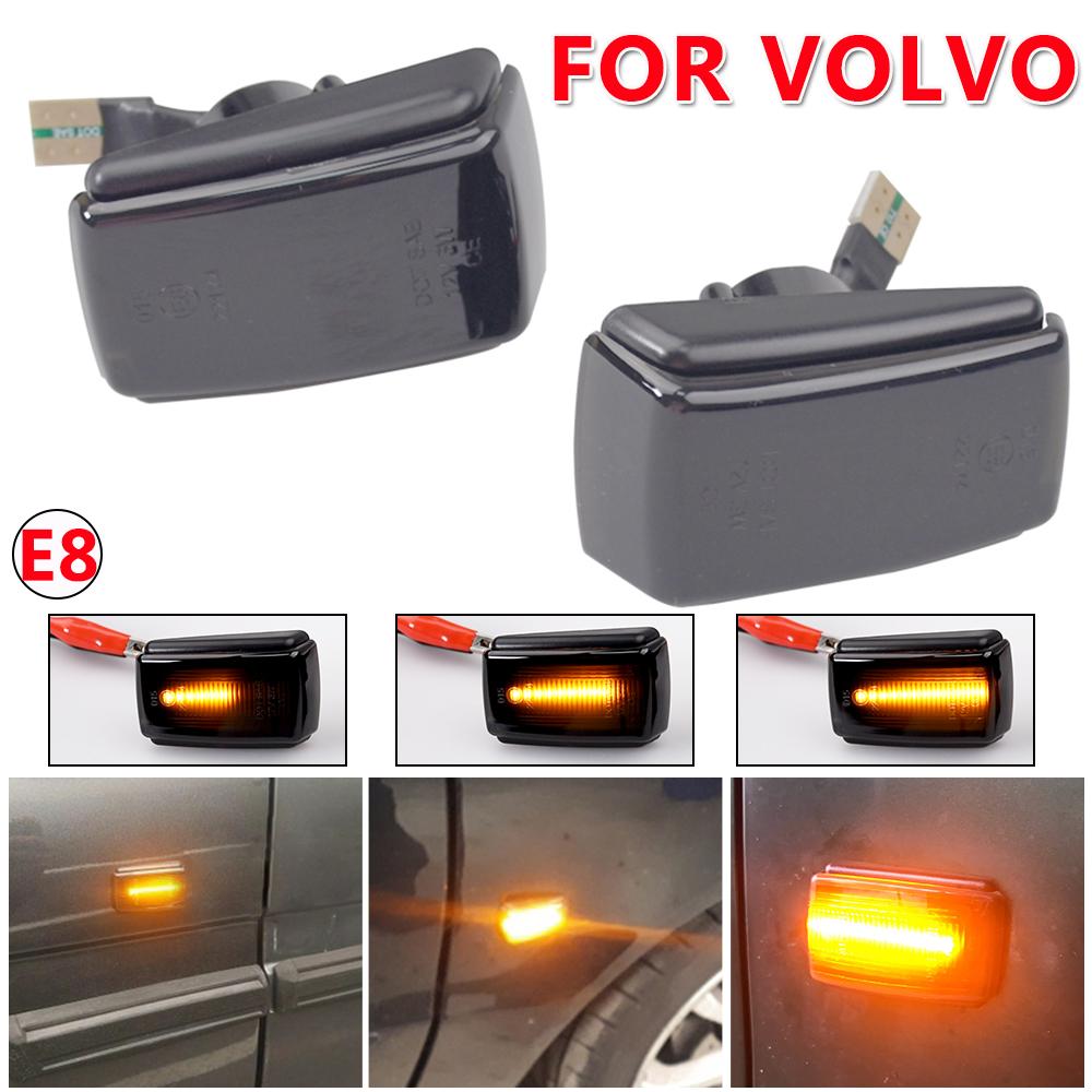 For Volvo 850 V40 V70 S40 240 740 C70 940 S70 S90 960 Flowing Water Repeater Indicator Dynamic LED Side Marker Turn Signal Light