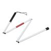 Lightweight Folding Aluminum Walking Cane for Visually Impaired - Easy To Use Blind Crutch Stick Walker with Non-Slip Grip