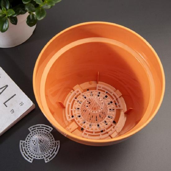 5Pcs Plant Bottom Grid Breathable Conical Design Plastic Protect Soil Loss Bonsai Mat Garden Supplies
