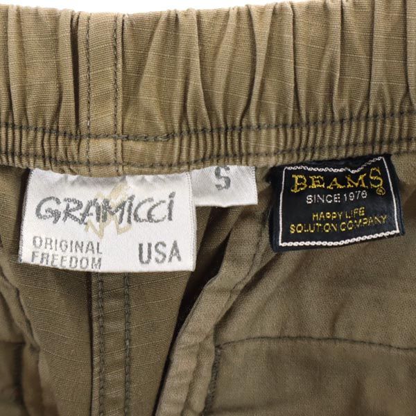 Gramicci Beam collaboration Outdoor Pants S Khaki green BEAMS Climbing Men's Used