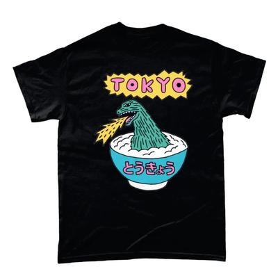 2025 Japanese Style Cute Funny Monster T-Shirt Trendy Men Women Novelty T Shirt Oversized Soft Cotton Casual Harajuku Tees Gifts