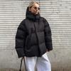 Autumn Winter Thicken Warm Parka Women Casual Solid Color Pocket Loose Short Hooded Coat Jackets Outwear