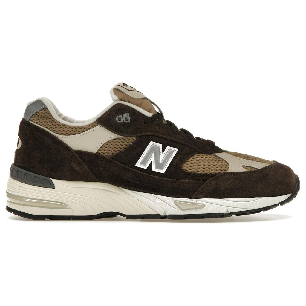 New Balance 991 Made In England Finale Pack - Delicioso Men Sneakers Brown Silver-Mink Oyster-Grey M991BGC