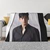 Cha Eun Woo V Throw Blanket Perfect for Camping Sofa Moving and Sleeping Bag