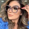 Oversized Square Eyeglasses Frames New In Brand Design Spectacles Ins Trendy Vintage Multicolor Rim Women Eyewear