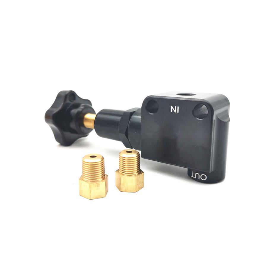 Brake Proportioning Valve Adjustable Pressure Regulator Screw Knob Type 260-8419 for Wilwood