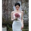 Eleganter zweilagiger Brautschleier für Hochzeit und Fotografie