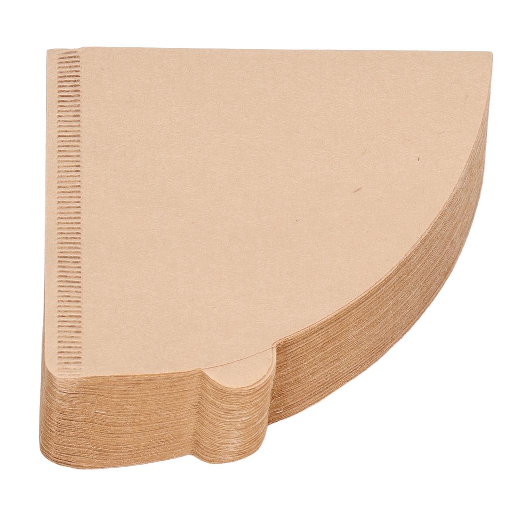 100PCS Coffee Filter Paper Cone Shaped Disposable Coffee Strainer Paper Natural Filter Paper